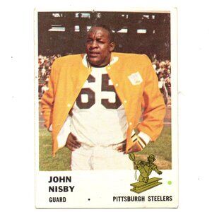 1961 Fleer #121 John Nisby Pittsburgh Steelers